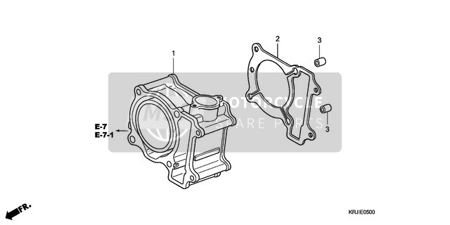 Honda FES150 2003 Cylinder for a 2003 Honda FES150